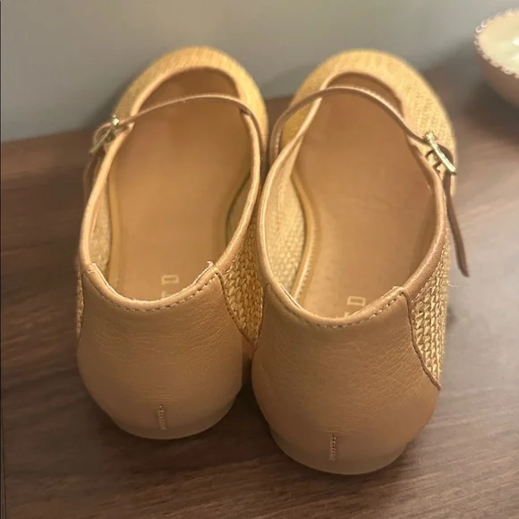 Silent D. Raffia Mary Jane Flats - Picture 10 of 10